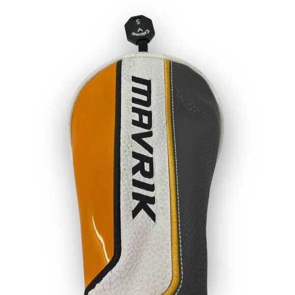 Callaway Mavrik Driver Headcover Orange Black Grey #5 Good Used Condition - Picture 2 of 7